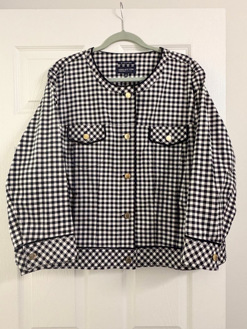 Black & White Gingham Jacket